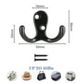 WDOEID 1 Utility Pack Heavy Hooks For Wall Great Hooks Duty Prong Coat
