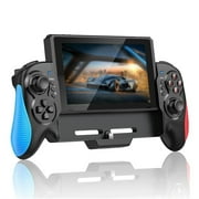 Wireless Controller Fit for Nintendo Switch Joy-Con Handheld Mode, TSV Ergonomic Controller for Switch Pro Joypad, Switch Grip Controller with 6-Axis Gyro, Dual Motor Vibration, Turbo, Motion Control