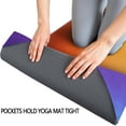 thumbnail image 3 of Rainbow Tie Dye Ink Pattern Hot Yoga Mat Towel Non Slip for Hot Yoga - Quick-Drying Yoga Mat Cover with 4 Corner Pockets with Travel Bag - Hot Yoga Towel Non Slip Grip Moisture Wicking Sweat 70"x26", 3 of 6