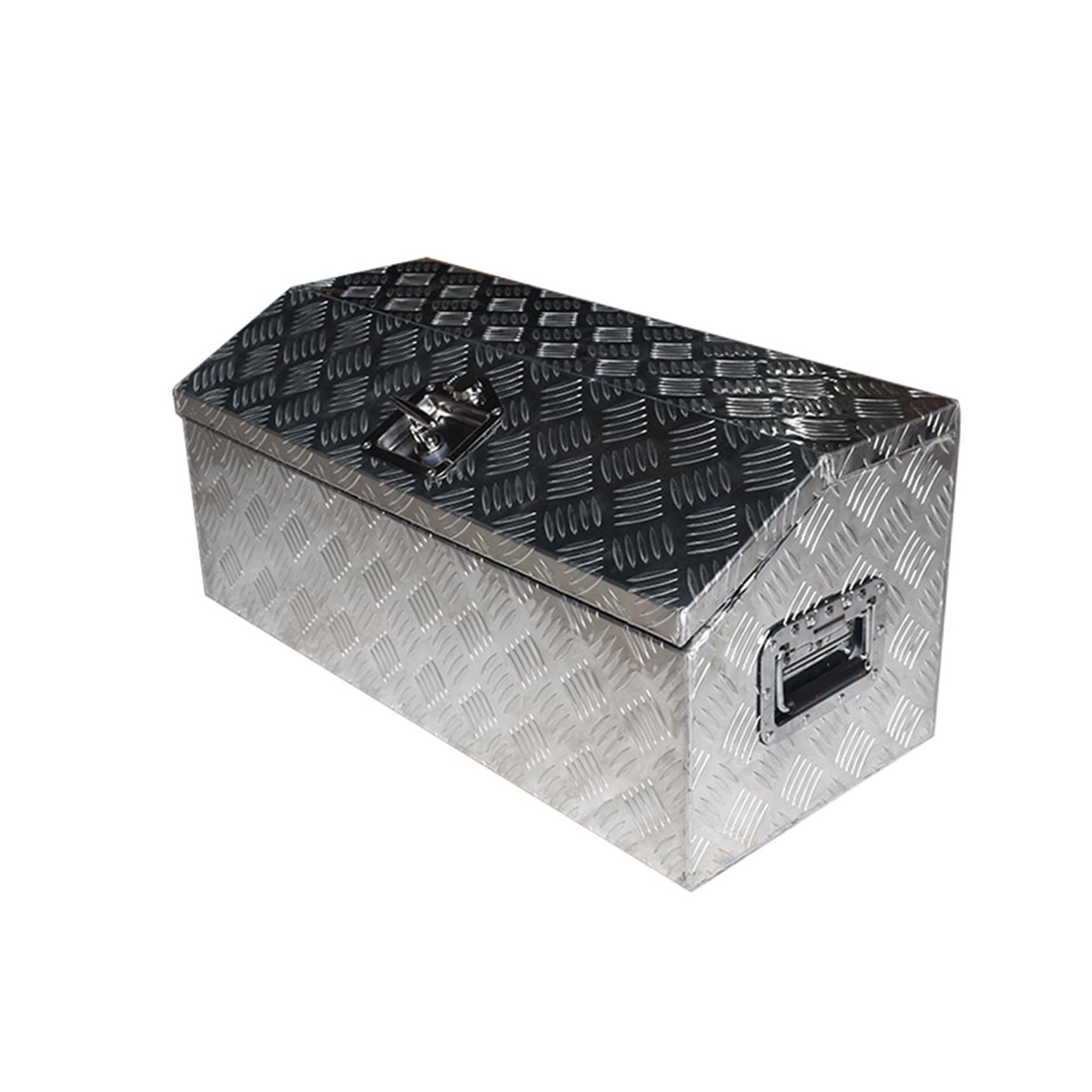 munirater 30 Inch Trailer Tongue Tool Box Chest Box Diamond Tread