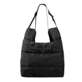 thumbnail image 1 of Bolso Bandolera Algodón para Mujer Bolso Color Sólido Bolso Diario para Mujer (negro), 1 of 9