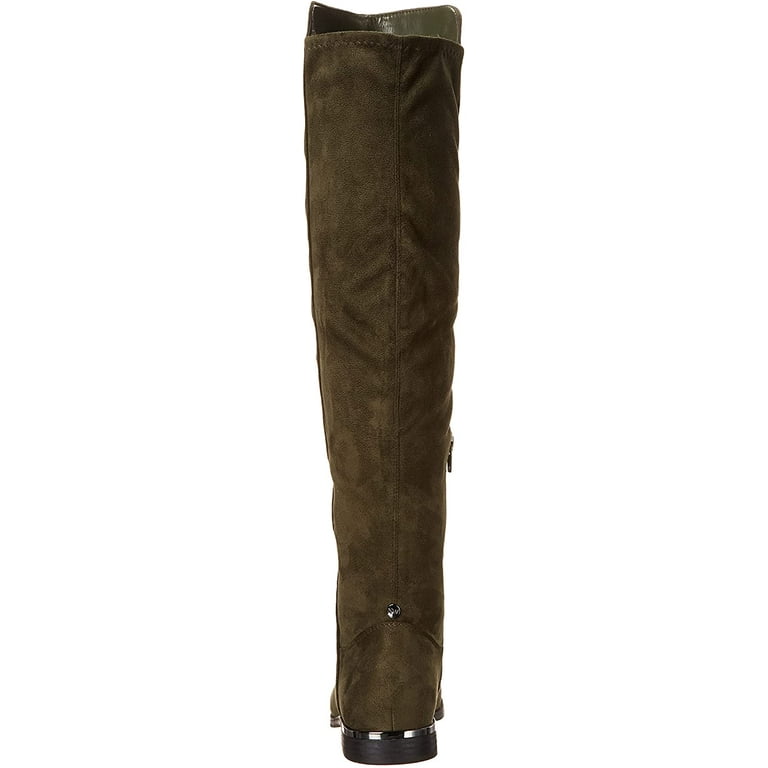 Dark green over the knee boots hotsell