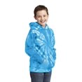 thumbnail image 4 of Port & Company Youth Tie Dye Pullover Hooded Sweatshirt-L (Turquoise), 4 of 6