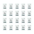 thumbnail image 3 of Koyal Wholesale Winter Snowy Woodland Forest Watercolor Wedding, Table Numbers 21-40 on Perforated Paper, Single-Sided, 3 of 5