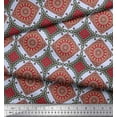 thumbnail image 3 of Soimoi Cotton Voile Fabric Floral Mandala Print Fabric by The Yard 42 Inch Wide, 3 of 3