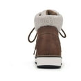 thumbnail image 3 of White Mountain Womens Cozy Faux Suede Winter Lace-Up Boot, 3 of 3
