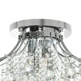 thumbnail image 3 of CWI Lighting Princess 6 Light Transitional Metal Flush Mount in Chrome, 3 of 5