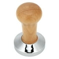 thumbnail image 1 of 58mm Coffee Tamper Coffee Powder Hand Tamper Press Hammer Coffee Machine AccessoriesWood Color 58mm Thread Base, 1 of 1