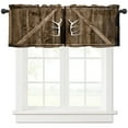 thumbnail image 3 of Ancient Wooden Door Curtains For Living Room Bedroom Window Treatment Home Decoration Drapes Kitchen Curtain, 3 of 7