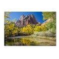 thumbnail image 2 of Trademark Fine Art "Zion Autumn" Canvas Art by Pierre Leclerc, 2 of 4