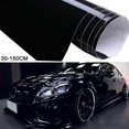 thumbnail image 1 of Auto Glossy Gloss Black Vinyl Wrap Film Car Sticker Decal With Air Bubble Free, 1 of 7