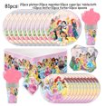 thumbnail image 2 of Disney Pink Princess Theme Birthday Party Balloon Table Cloth Cake Decoration Tableware Decoration, 2 of 6
