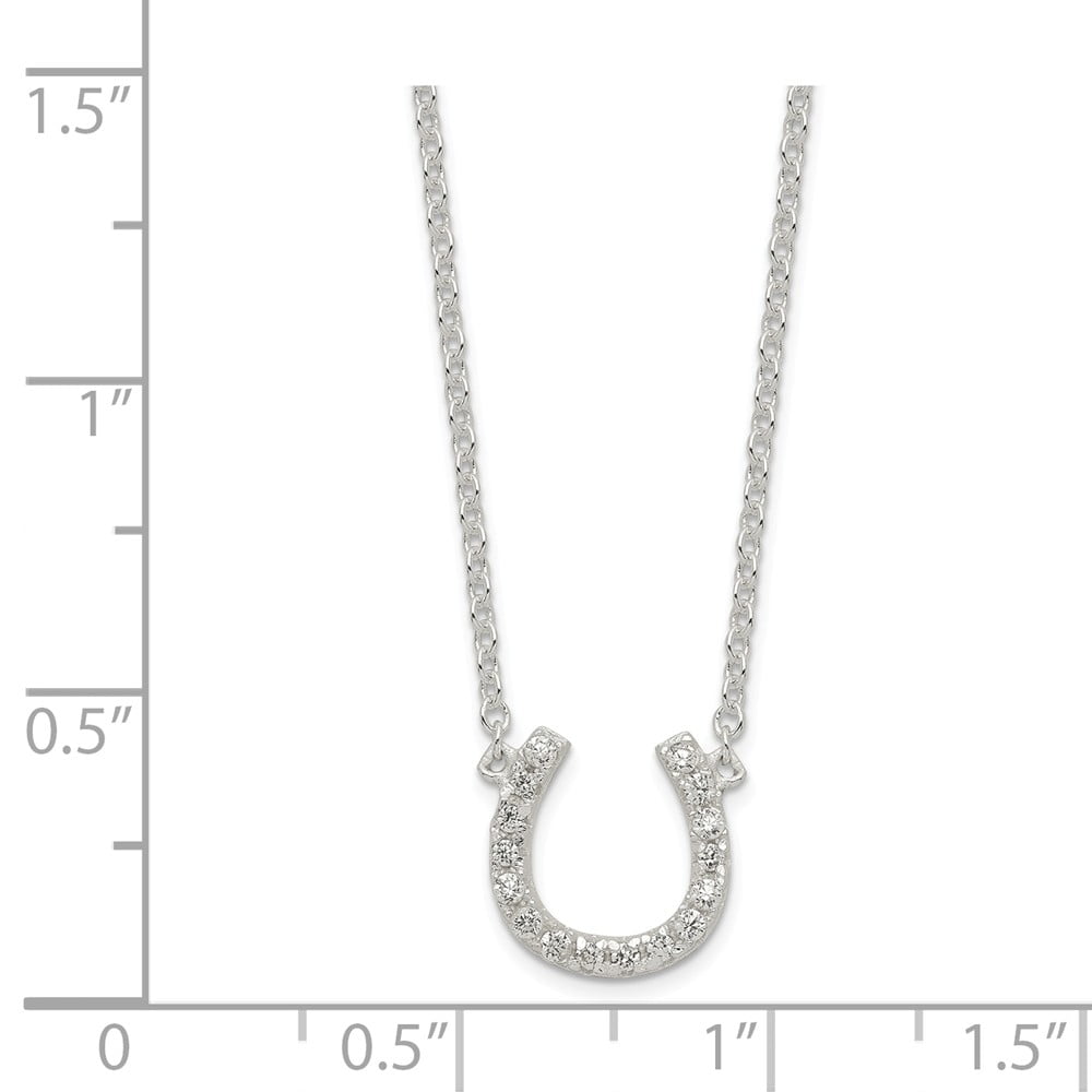 Solid 925 Sterling Silver & CZ Cubic Zirconia Necklace Chain 1mm
