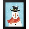 thumbnail image 2 of Marrott, Stephanie 12x14 Black Modern Framed Museum Art Print Titled - Snowman IV, 2 of 5