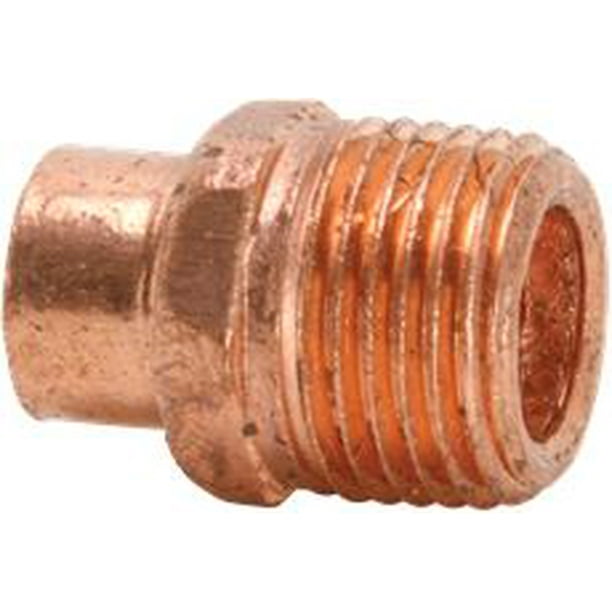 LEADFREE COPPER FITTING MALE ADAPTER, C X MIP, 3/4 IN. per 15 Each