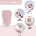 thumbnail image 3 of 5Pcs Squeeze Salad Dressing Bottles, Leakproof Mini Sauce Condiment Bottles with Bandage and Dressing to Go for Lunch, Portable Salad Dressing Container with 2Pcs Cleaning Brush(2OZ), 3 of 7