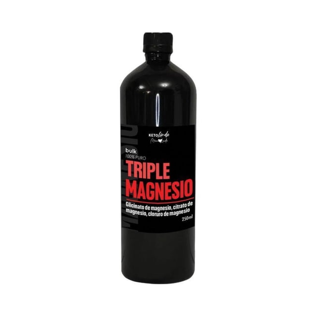 Suplemento Deportivo Triple Magnesio Liquido 250 Ml Keto Lindo Múltiples Beneficios