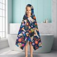 thumbnail image 6 of Beagle Dog Dog and Pioneer Flower Hooded Bath Towel，50"x30" for Ages 3 To 12 Kids, Quick Dry Lightweight Soft Microfiber Hood Beach Towel Cover Up for Kids, 6 of 7