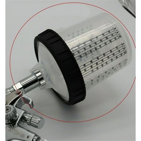 Acaigel 600ML Disposable Paint Cup & M16x1.5 Internal Thread Adapter For Auto Spray Gun