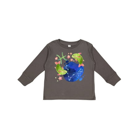 

Inktastic Pisces Constellation Zodiac Sign Illustration Gift Toddler Boy or Toddler Girl Long Sleeve T-Shirt