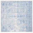 thumbnail image 2 of Safavieh Dip Dye Cyan Distressed Area Rug, Blue/Ivory, 7' x 7' Square, 2 of 8