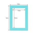 thumbnail image 3 of Aquamarine Acid Free 10x12 Picture Frame Mats with White Core Bevel Cut for 8x10 Pictures - Fits, 3 of 3