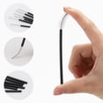 thumbnail image 3 of 100 Pcs Disposable Eyelash Brush, Mascara Wands with Container Eyebrow Spoolies Brush for Eyelash Extensions, Lash Brushes Applicators Kits (Black,White), 3 of 5