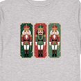 thumbnail image 4 of Inktastic Christmas Nutcracker Trio Boys or Girls Long Sleeve Toddler T-Shirt, 4 of 5