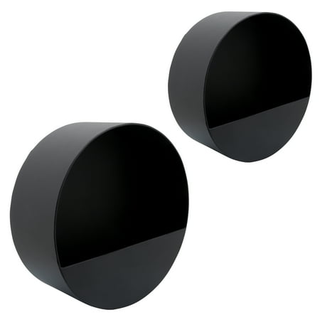 Sagebrook Home Metal Set of 2 9/12  Wall Planters  Black