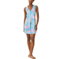 thumbnail image 3 of Lilly Pulitzer Amina V-Neck Swing Dress Multi Sink or Swim Medium, 3 of 4