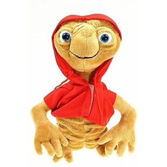 Alien E.T Poupée en Peluche Vêtements Rouges 28 cm