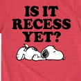 thumbnail image 3 of Peanuts - Is It Recess Yet - Toddler And Youth Short Sleeve Graphic T-Shirt, 3 of 6