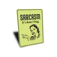 thumbnail image 3 of Sarcasm Novelty Decor, Metal Wall Sign - 10x14 Inches, 3 of 4