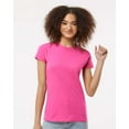 thumbnail image 4 of Tultex - Women’s T Shirt, Short Sleeves, Jersey Tee | Mixed Colors 4.5 oz, Women Slim Fit Tee, Crew Neck | 100% Cotton, Back neck tape | Pack 9, Size: Large, 4 of 5
