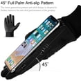 thumbnail image 4 of Guantes de ciclismo, guantes deportivos con pantalla táctil cálidos de invierno, guantes para correr, impermeables y antideslizantes, ideales para ciclismo, motocicleta, esquí, snowboard, correr, senderismo, camping Rojo Verde, 4 of 5