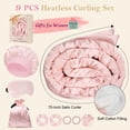 thumbnail image 4 of Set de satén nocturno Heatless Curlers Ystrybo Heatless Curls, 4 of 6