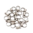 thumbnail image 1 of Unique Bargains 16 Pcs Pince de Tuyau de Carburant en Acier Inoxydable Réglable 8-16mm, 1 of 1