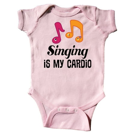 

Inktastic Singing is my Cardio Choir Music Gift Baby Girl Bodysuit