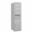 thumbnail image 2 of Salsbury Industries Recessed USPS 3 Door Front Load or Rear Load 4C Horizontal Mail Center with 1 Parcel Locker, 2 of 4