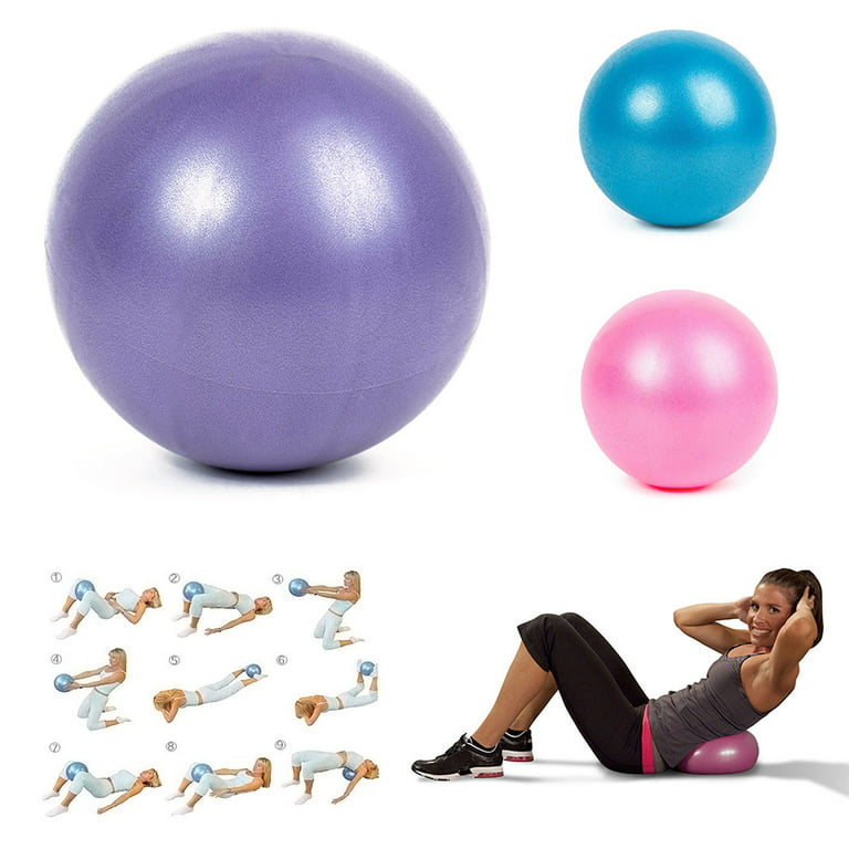 25cm Pilates Ball Explosion-proof Yoga Core Ball Indoor Exercise Balance  Y5A3