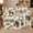 Ivory Western Horse Collage, variant on Western Horses With Saddle And Desert Buildings, Soft Flannel Blanket with Vintage Western Sketch Print, Housewarming Gift and Home Decor for Bedroom and Living Room