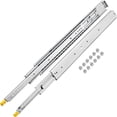 thumbnail image 1 of VEVOR Drawer Slides with Lock, 1 Pair 36 inch, Heavy-Duty Industrial Steel up to 500 lbs Capacity, 3-Fold Full Extension, Ball Bearing Lock-in & Lock-Out, Side Mount, 1 of 9
