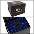 thumbnail image 6 of J2 Engineering LN-T7-026-15-BL J2 Engineering 7075 -T6 Forged Aluminum M12 x 1.5 20 Pcs 70mm Open End Lug Nut Set w/ Adapter ( Blue ), 6 of 6