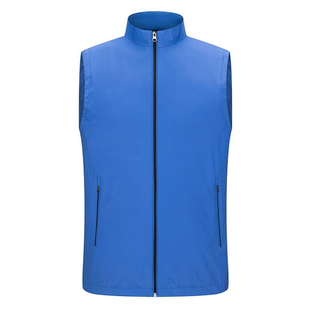 Timegard Womens Lightweight Vest Sleeveless Solid Color Fall Casual Loose Workout Jacket with Zipper Pockets