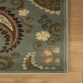 thumbnail image 4 of Vintage Paisley Floral Power-Loomed Indoor Area Rug, 8' x 10', Slate by Blue Nile Mills, 4 of 6