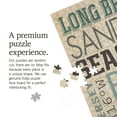 thumbnail image 4 of Lantern Press 1000 Piece Jigsaw Puzzle, Long Beach Island, New Jersey, Typography (#2), 4 of 5