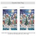 thumbnail image 6 of 12x18 inch Double-Sided Garden Flags Banners Vibrant Outdoor Decor for House Patio Outdoor Charming Christmas Scene, 6 of 6