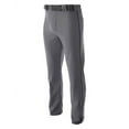thumbnail image 2 of A4 Pro-Style Open Bottom Baseball Pant For Men in Graphite | N6162, 2 of 3
