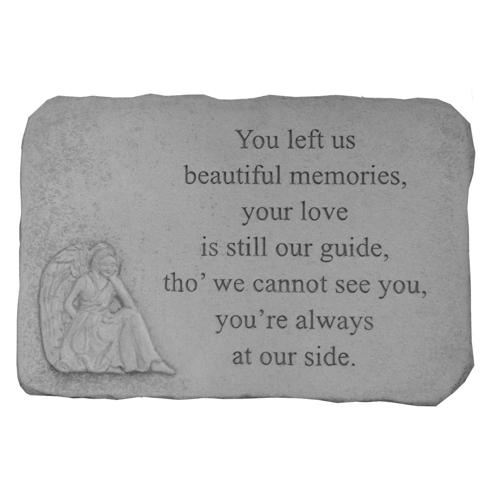 Kay Berry You Left Us Memorial Garden Stone - Walmart.com - Walmart.com