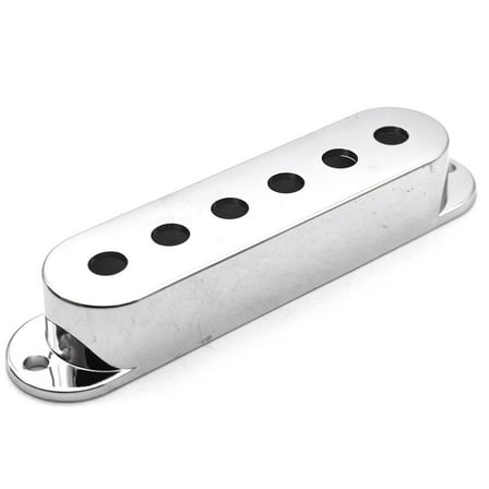 Hemoton  Metal Flat Humbucker Cover Electric Guitar Pickup Frame Silver